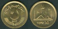 Pakistan 2017 Rupees Ten Coin KM#77